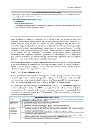 Project for agriculture master plan and irrigation development final ...