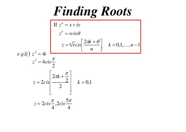 X2 T01 09 De Moivres Theorem
