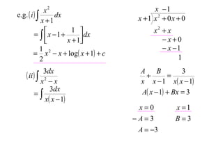 X2 T05 06 Partial Fractions