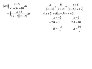 X2 T05 06 Partial Fractions