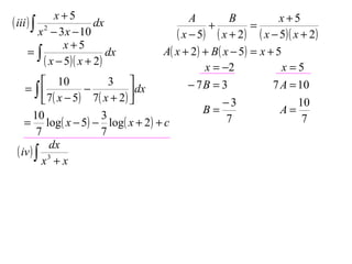 X2 T05 06 Partial Fractions