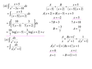 X2 T05 06 Partial Fractions