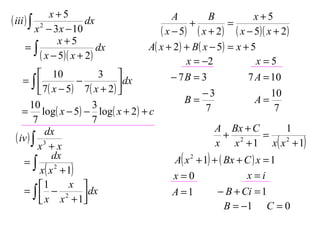 X2 T05 06 Partial Fractions