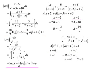X2 T05 06 Partial Fractions