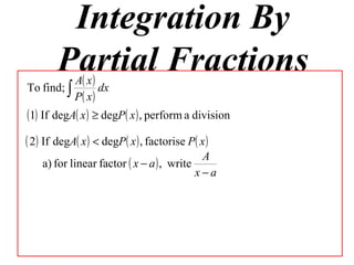 X2 T05 06 Partial Fractions