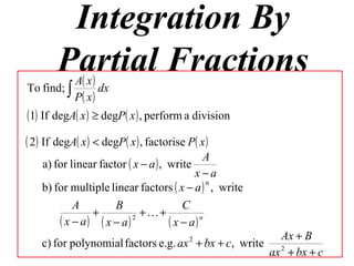X2 T05 06 Partial Fractions