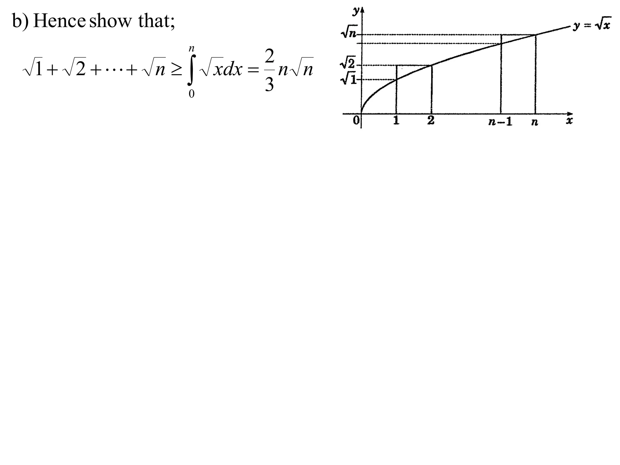  
n
nndxxn
0
3
2
21
that;showHenceb)

 