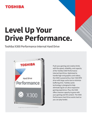 Toshiba X300 Performance Internal Hard Drive