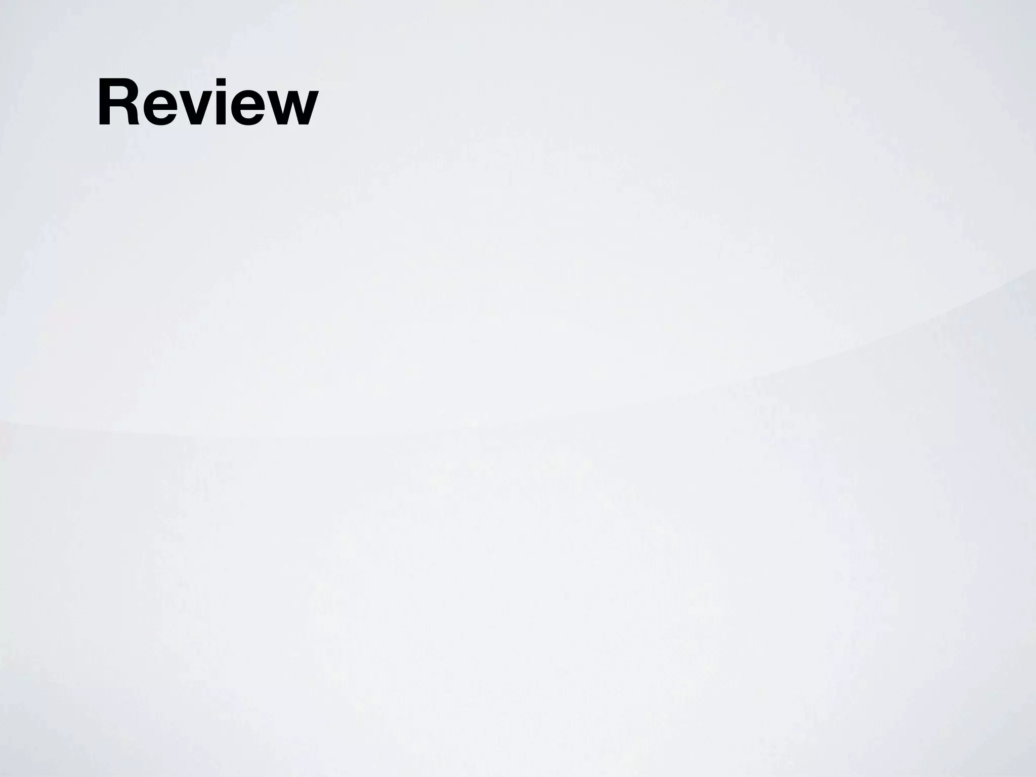 Review
 