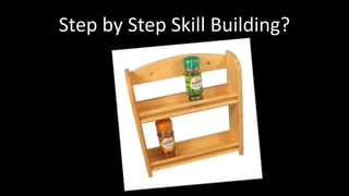 Step by Step Skill Building? 
 