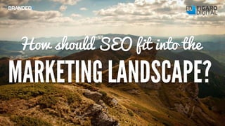 How should SEO fit into the  