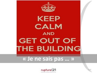 P.31 
« Je ne sais pas … » 
 