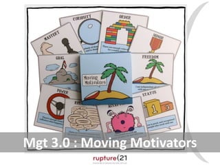 Mgt 3.0 : Moving Motivators 
 