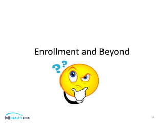 Enrollment and Beyond
54
 