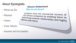 About Synergistix
• What we Do
• Mission
• Vision
• Core Values
• Awards and Accolades
4
 