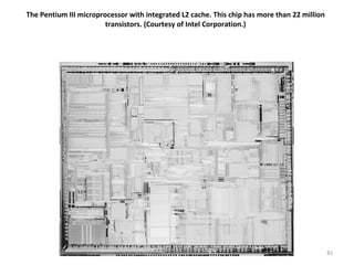The Pentium III microprocessor with integrated L2 cache. This chip has more than 22 million transistors. (Courtesy of Intel Corporation.) Motaz K. Saad, Dept. of CS 
