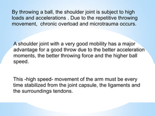 Shoulder sports related injuries | PPTX