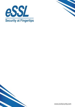 Security at Fingertips
www.esslsecurity.com
New Firmware of the 3/3.5-inch Color Screen
User Manual
 