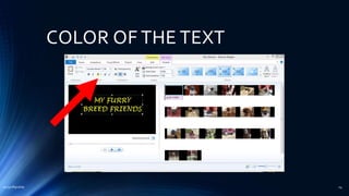 COLOR OF THE TEXT
2015mftpulido 24
 