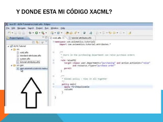 Y DONDE ESTA MI CÓDIGO XACML?
 