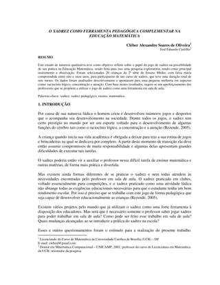PDF) XADREZ -TREINO TÉCNICO PARA COMPETIÇÃO