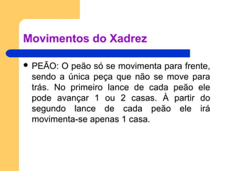 Xadrez na escola