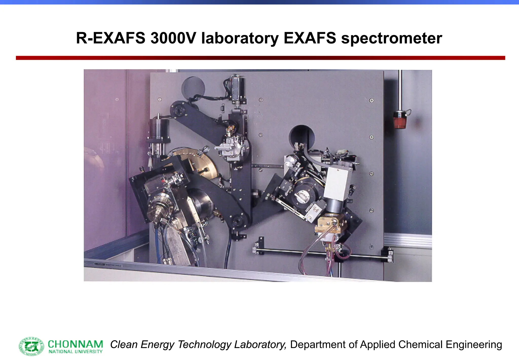 Clean Energy Technology Laboratory, Department of Applied Chemical Engineering
R-EXAFS 3000V laboratory EXAFS spectrometer
 