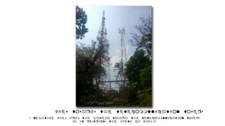 View towards the telecommunication towers
A negative view from the gazebo towards the telecommunication towers
as it restricts the field of view.
 