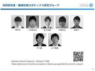 487-8501
1200
Tel 0568-51-9096
Fax 0568-51-9409
hf@cs.chubu.ac.jp
http://vision.cs.chubu.ac.jp
MACHINE PERCEPTION AND ROBOTICS GROUP
Chubu University
Department of Robotics Science and Technology
College of Engineering
Professor
MACHINE PERCEPTION AND ROBOTICS GR
Chubu University
Department of Robotics Science and Techn
College of Engineering
Professor
Dr.Eng.
Hironobu Fujiyosh
Machine Perception and Robotics Group
1200 Matsumoto-cho, Kasugai, Aichi
487-8501 Japan
Tel +81-568-51-9096
Fax +81-568-51-9409
hf@cs.chubu.ac.jp
http://vision.cs.chubu.ac.jp
MACHINE PERCEPTION AND ROBOTICS GR
 