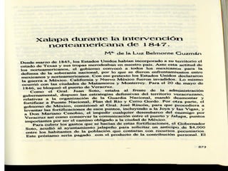 Xalapa y la intervencion de 1847
