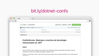bit.ly/dotnet-confs
 