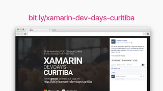 bit.ly/xamarin-dev-days-curitiba
 