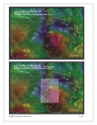 XAMA Fact Sheet, March 2015 5 of 5 
 
 