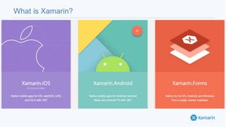 What is Xamarin?
 
