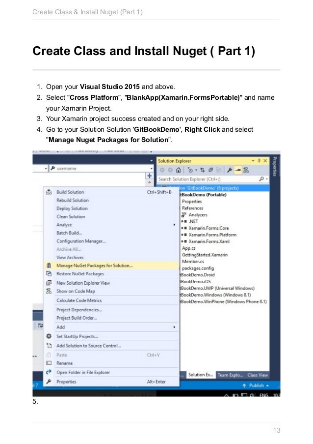 how to install xamarin for visual studio 2015