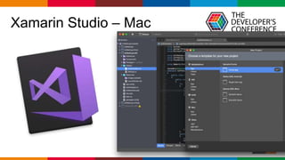 Globalcode – Open4education
Xamarin Studio – Mac
 