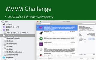 ? ߤʤReactiveProperty
MVVM Challenge
 