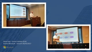 Steve Hall – Diretor Mobile (EUA)
Evento Microsoft - Xamarin 06/03/2017
 