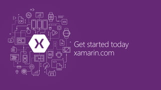Get started today
xamarin.com
 