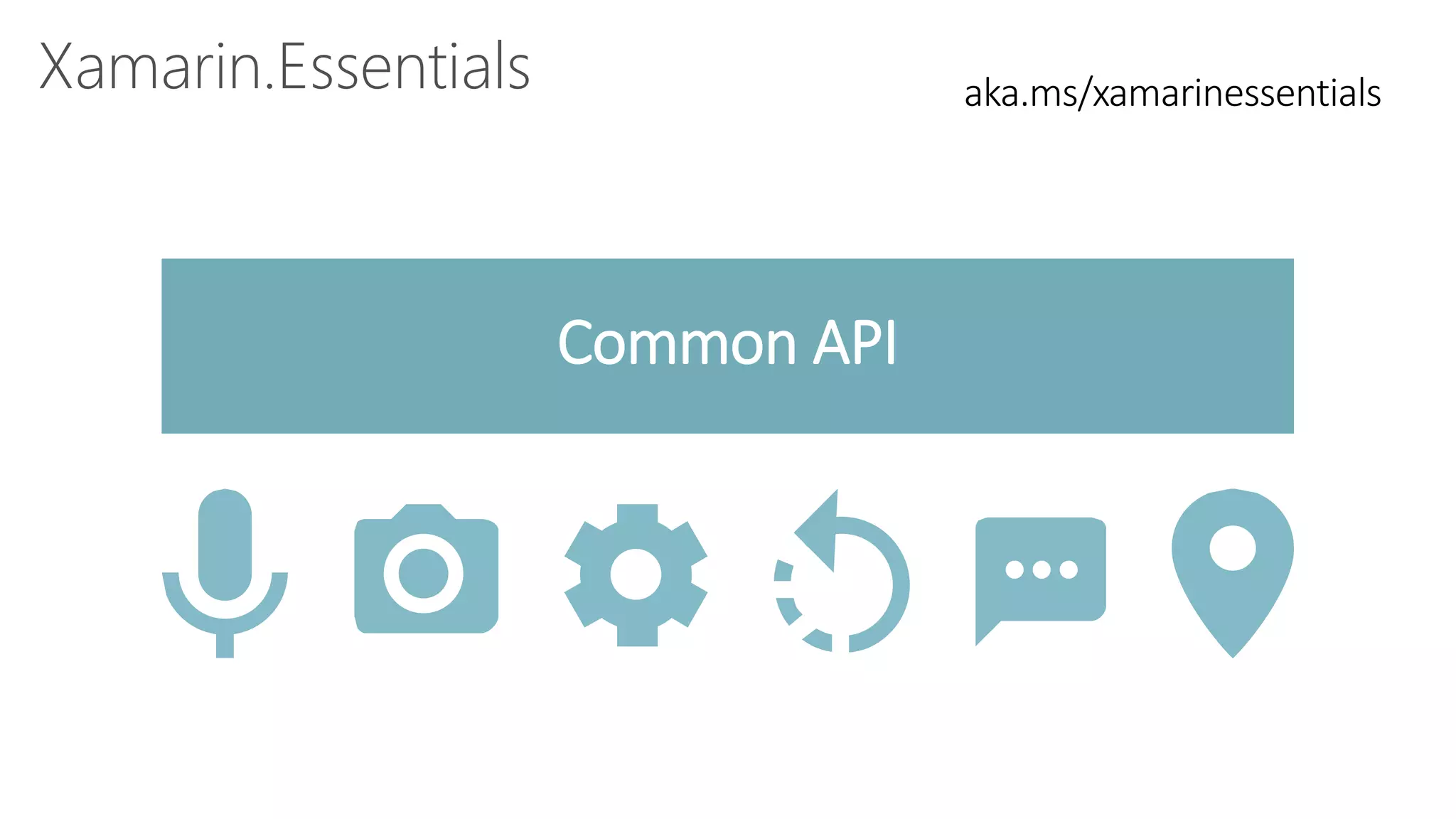 Xamarin.Essentials Common API 