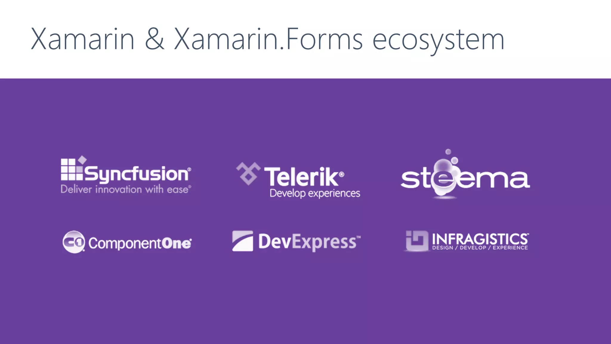 Xamarin & Xamarin.Forms ecosystem 