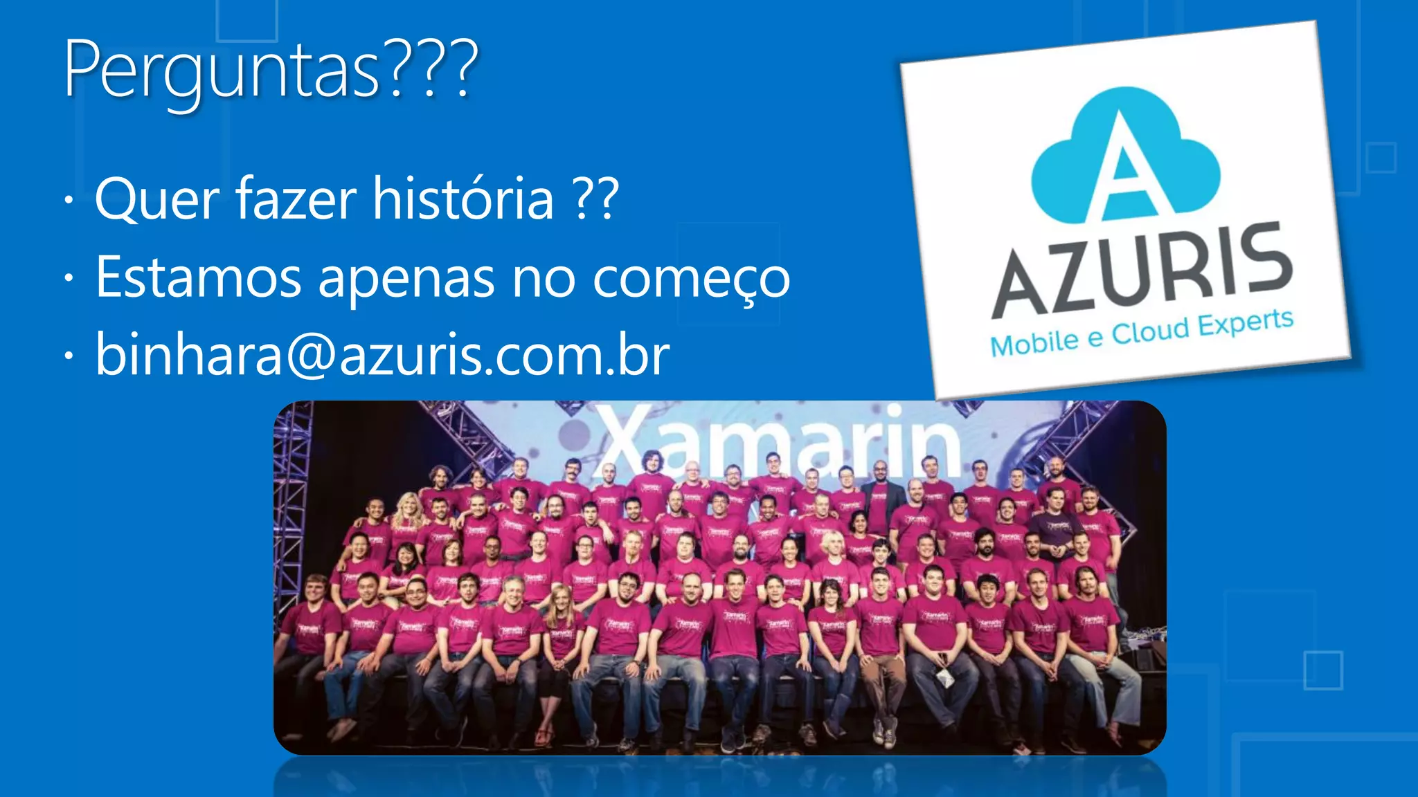 App CrossMobile com C# para Android, Iphone e WindowsPhone