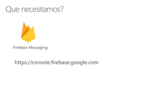 https://console.firebase.google.com
 