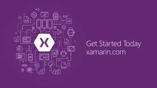 Get Started Today
xamarin.com
 