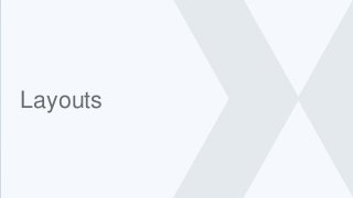 Layouts
 
