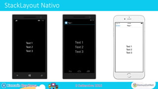 StackLayout Nativo
 