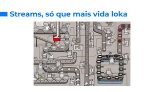 Streams, só que mais vida loka
 