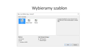 Wybieramy szablon
 