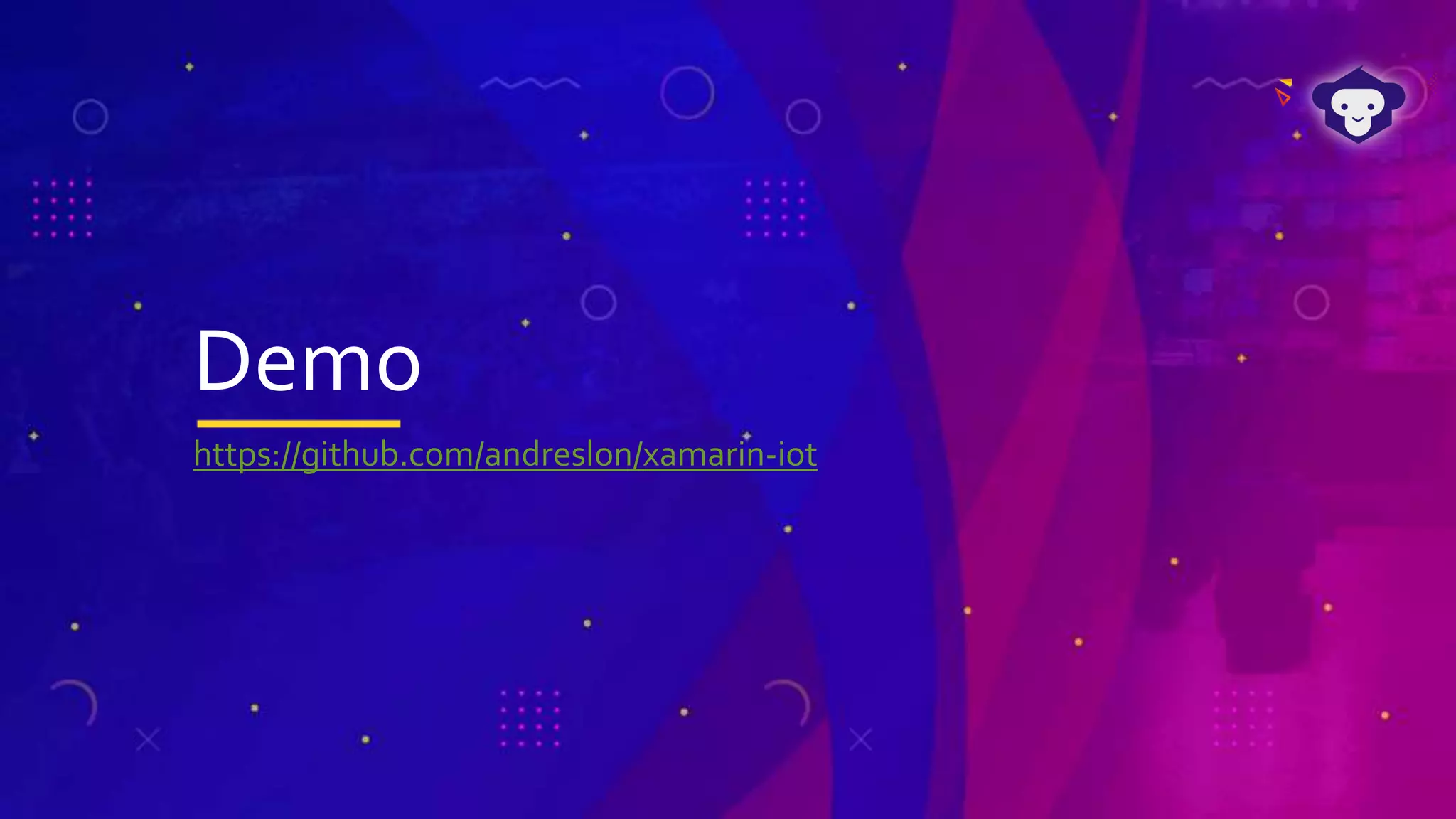 Demo
https://github.com/andreslon/xamarin-iot
 