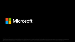 © 2012 Microsoft Corporation. All rights reserved. Microsoft, Windows, and other product names are or may be registered trademarks and/or trademarks in the U.S. and/or other countries.
The information herein is for informational purposes only and represents the current view of Microsoft Corporation as of the date of this presentation. Because Microsoft must respond to changing market conditions, it should not be interpreted to be a commitment on the
part of Microsoft, and Microsoft cannot guarantee the accuracy of any information provided after the date of this presentation. MICROSOFT MAKES NO WARRANTIES, EXPRESS, IMPLIED OR STATUTORY, AS TO THE INFORMATION IN THIS PRESENTATION.

 